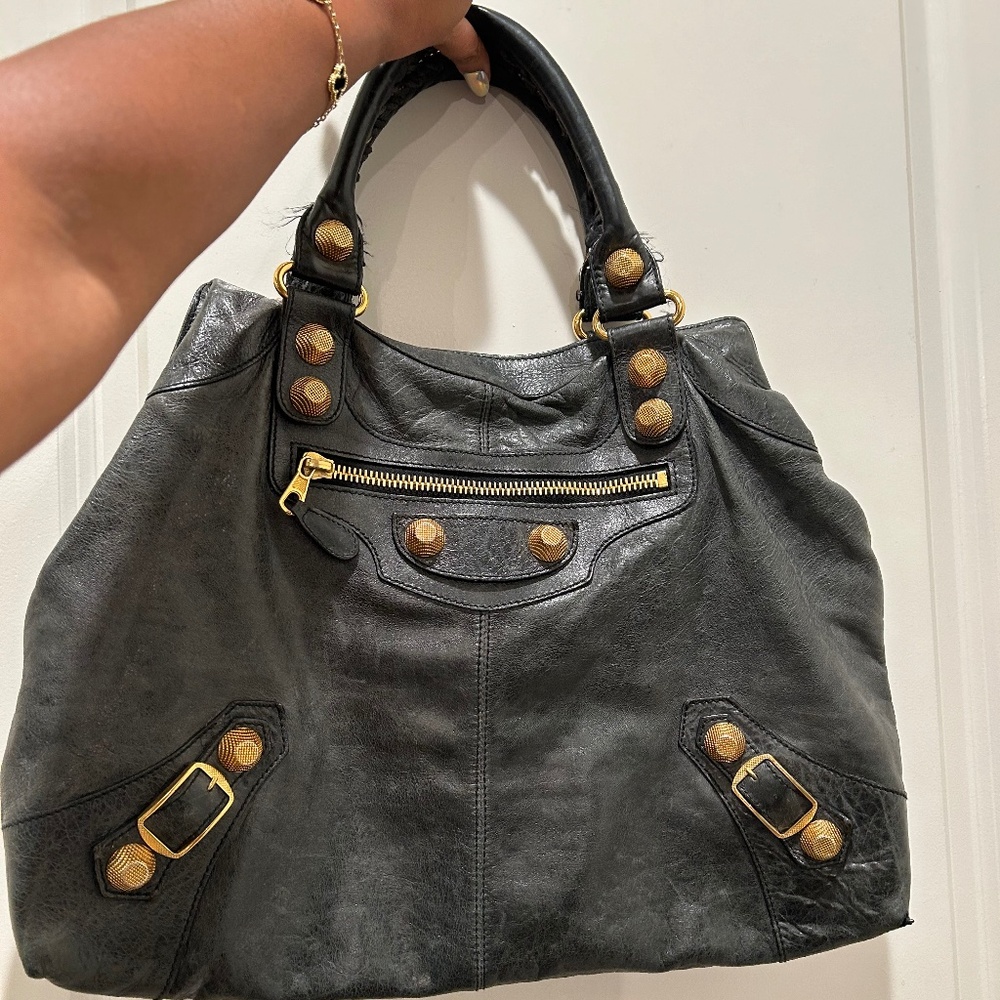Balenciaga Motocross Giant 21 Black City Bag - Picture 8 of 8